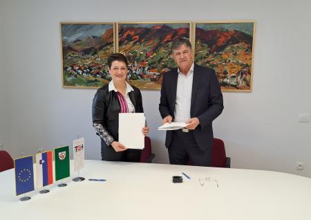 Podpis pogodbe - razširitev PSC Vrtača - vzhodni del